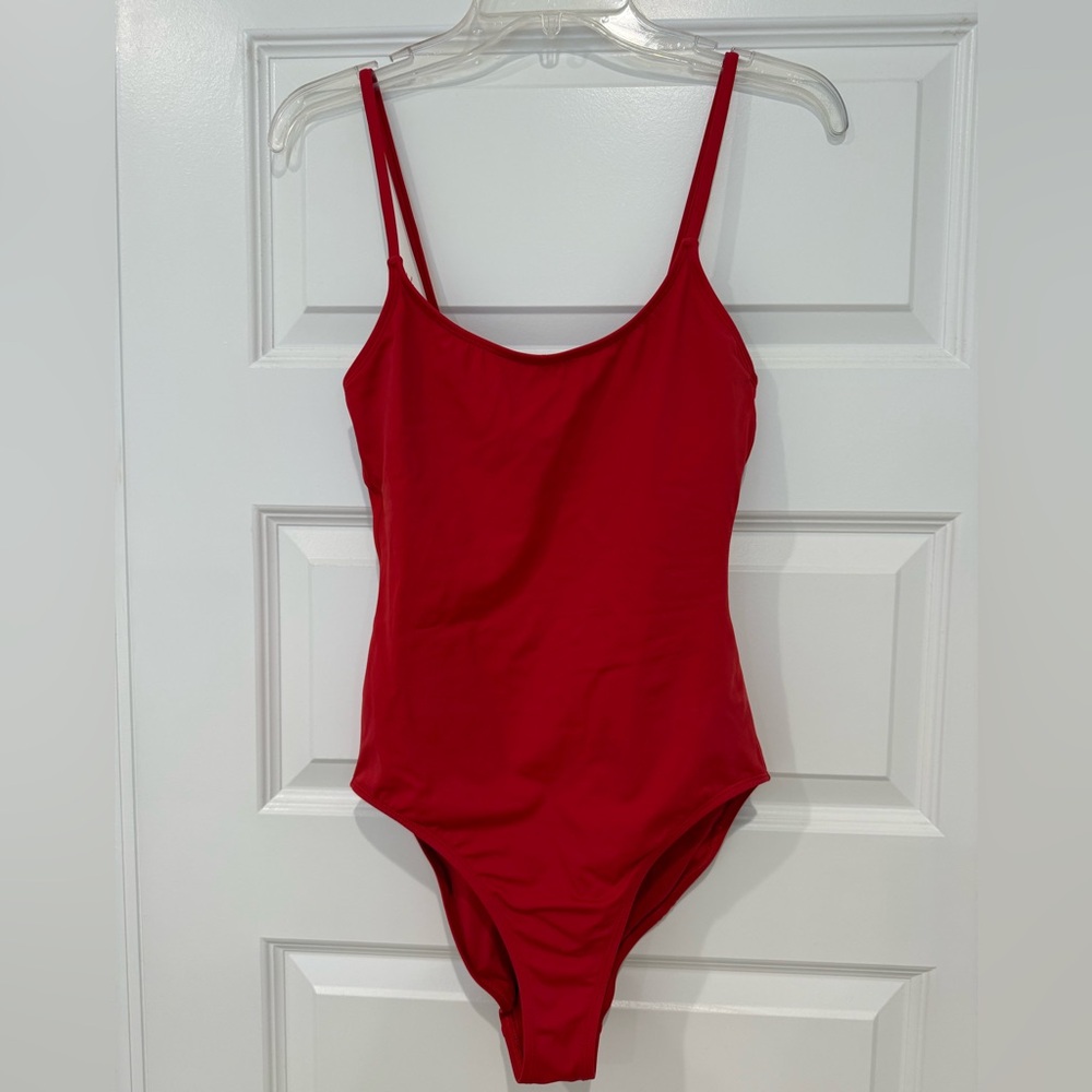 Andie Swim Amalfi Red One-Piece Swimsuit
